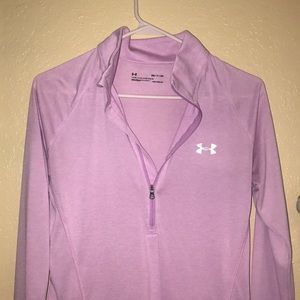 lavender purple under armor pull over